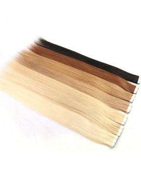 Double Drawn Cuticle Russian Human Tape Hair Extensions