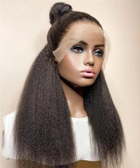 Dolago 180% Cheap Light Yaki Straight 360 Lace Front Brazilian Human Hair Wigs For Black Women High Quality 360 Full Lace Wig Pre Plucked With Baby Hair Transparent 360 Lace Wig Pre Bleached For Sale Free Shipping
