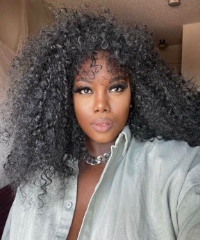 Dolago American Curly Human Hair Lace Front Wigs For Black Women With Baby Hair 150% Real Human Hair Afro Kinky Curly Frontal Wigs Glueless Cheap Pre Plucked Wigs For Sale Online