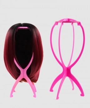 Dolago Plastic Folding Durable Wig Stand