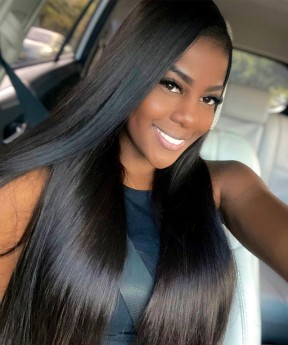 Dolago 130% Glueless 13x4 Lace Front Human Hair Wigs Pre Plucked For Black Women High Quality Silky Straight Lace Frontal Wigs With Baby Hair For Sale Cheap Brazilian Human Hair Front Lace Wigs Online Store
