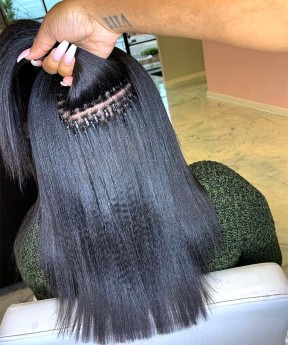 Yaki straight i tip human hair extensions for women online sales