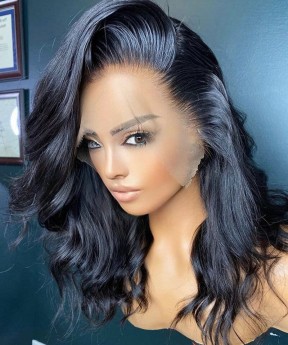 Best quality invisible Hd lace front wigs for women body wave