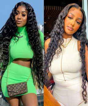 Dolago 180% Glueless Loose Wave 360 Lace Front Wig Human Hair For Black Women High Quality Brazilian Wavy 360 Lace Frontal Wig Pre Plucked With Baby Hair For Sale Natural 360 Full Lace Wig With Invisible Hairline