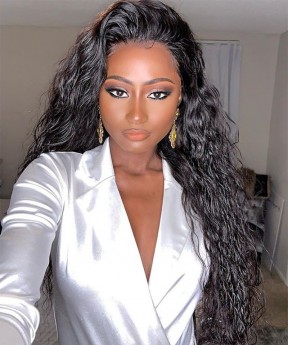 Dolago Water Wave Full Lace Human Hair Wigs For Black Women 130% Natural Wave Full Lace Wig With Baby Hair Best Price Glueless Full Lace Wig Pre Plucked Can Be Dyed Sale Online