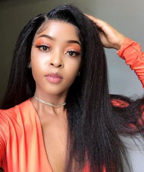 Cheap hd lace wigs for women Brazilian yaki straight for sale