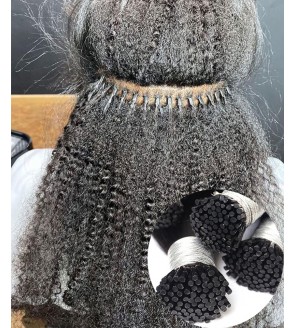 Afro Kinky Curly I Tip Human Hair Extensions 8-30" Brazilian Afro Kinky Curly I Tip Hair Bundles To Make Long Hairstyles 100 Pics/set Remy Fusion Stick Keratin Bonded Hair Afro Kinky Curly I Tip Human Hair Extensions 8-30" Brazilian Afro Kinky Curly I Tip Hair Bundles To Make Long Hairstyles 100 Pics/set Remy Fusion Stick Keratin Bonded Hair