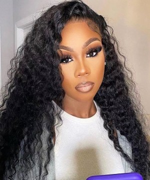 Dolago Deep Wave 250% High Density 13x6 Lace Front Wigs For Black Women Best Virgin Brazilian Human Hair Lace Front Wigs Pre Plucked With Baby Hair Glueless Lace Frontal Wigs For Sale Online 