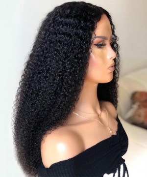 Dolago Glueless Kinky Curly 13x4 Lace Front Wigs Human Hair Pre Plucked For Sale 180% 3B 4A Curly Braided Lace Front Human Hair Wig With Baby Hair High Quality Brazilian Frontal Wigs Pre Bleached Free Shipping