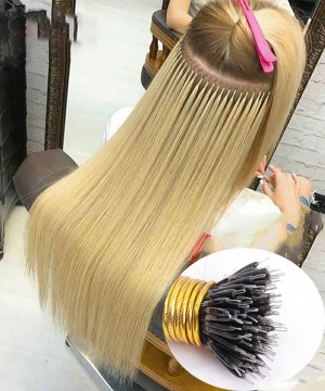 blonde colored human hair extensions for women cheap price