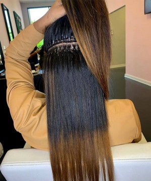 best colored human hair i tip bundles for women on sale now