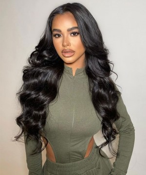 Silk Base Full Lace Human Hair Wigs Body Wave