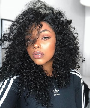  Kinky Curly U Part Human Hair Wigs For Women Online Sale 