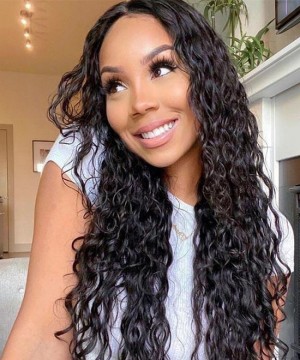 Dolago High Quality 360 Loose Curly Full Lace Wig With Baby Hair For Women Natural 130% Curly Brazilian 360 Lace Front Wig Pre Plucked With Cheap Price Glueless Transparent Frontal Wigs Pre Bleached For Sale Online