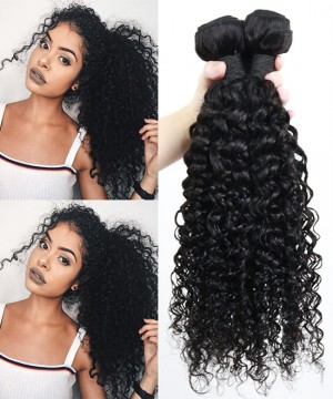 Dolago High Quality Deep Curly Bundles Virgin Human Hair Extensions For Women 100 g/set Natural Brazilian Bundle Braiding Hair Vendors with Wholesale Price Hot Sales Online