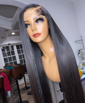 Brazilian straight hd Swiss lace wigs for sale at cheap price 