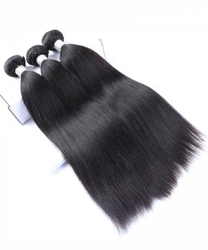 Dolago Malaysian Virgin Hair 3 Pcs Yaki Straight Bundles 100% Human Hair 