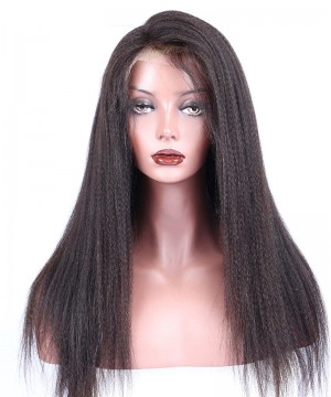 Good Quality Italian Yaki Straight 13X6 Hd Human Hair Lace Front Wigs For Sale Best 10-30 Inches 250% Glueless Lace Front Wigs For Women Coarse Yaki Frontal Wigs Pre Plucked From Online Human Hair Store 