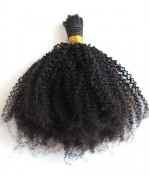 Afro Kinky Curly Human Hair One Bulk Extension