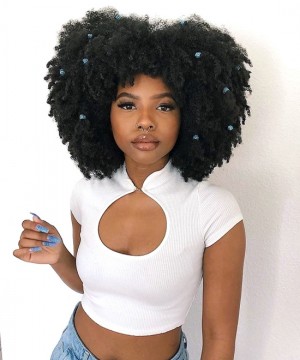 Dolago 250% Real HD Swiss Afro Curly 13x6 Lace Front Wigs Pre Plucked For Black Women African Undetectable HD Crystal Lace Frontal Wigs Human Hair 4B 4C Kinky Curly Frontal Wigs With Invisible Knots