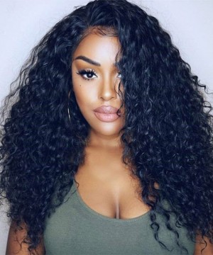 Dolago Best Quality Loose Wave Curly French Lace Front Human Hair Wigs For Women With Baby Hair Brazilian 130% Curly 13x4 Natural Lace Front Wigs For Sale Pre Plucked  Online For Sale