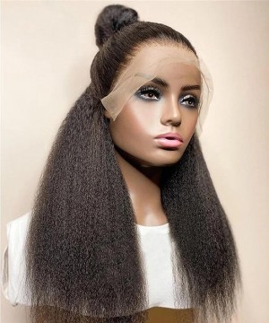 Dolago 180% Cheap Light Yaki Straight 360 Lace Front Brazilian Human Hair Wigs For Black Women High Quality 360 Full Lace Wig Pre Plucked With Baby Hair Transparent 360 Lace Wig Pre Bleached For Sale Free Shipping