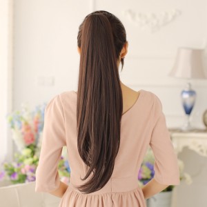 Good Quality Straight Ponytail For WomenClip In Ponytails