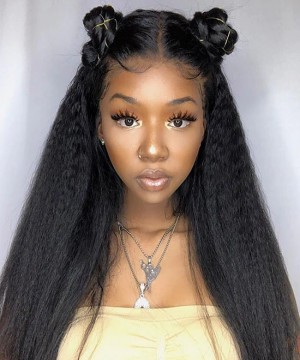 Dolago 130% Light Yaki Straight Cheap 13x4 Lace Front Wigs With Baby Hair For Black Women High Quality Coarse Yaki Brazilian Front Lace Wigs Human Hair Pre Plucked For Sale Glueless Best Frontal Wig Pre Bleached 