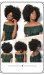 Dolago HAIR Peruvian Afro Kinky Curly Hair Weave 4B 4C 100% Natural Hair Weave 3Pieces