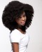Dolago Afro Kinky Curly Lace Closure with 3 Bundles 100% Human Hair Bundles with Closure