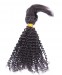 Dolago Brazilian Kinky Curly Braid in Bundles Human Hair Weave 3 Pcs Natural Color