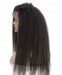 Kinky Straight 150% Density Lace Front Human Hair Wigs 