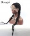 Braided wigs cornrow braided lace wigs for women 30inch knotless braid wig cheap synthetic wig dolago hair free shipping 