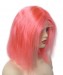 Dolago Colorful Wig Straight Short Bob Lace Front Wigs For Women Pre-Plucked 130% Density Cherry Pink Wigs With Baby Hair Free Shipping 