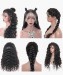 Dolago 250% Deep/ Loose Wave 13x6 Lace Front Human Hair Wigs With Baby Hair High Density Brazilian Glueless Frontal Wigs For Black Women 10A Virgin Human Hair Lace Frontal Wig Pre Plucked 