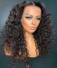 Dolago Invisible HD Curly 13x6 Lace Front Wigs With Pre Plucked Hairline 250% High Density Loose Curly Undetectable Lace Frontal Wigs For Black Women Natural Human Hair HD Swiss Lace Wigs Free Shipping