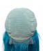 Blue Colored Wigs For Women With Baby Hair For Sale