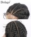 Braided wigs cornrow braided lace wigs for women 30inch knotless braid wig cheap synthetic wig dolago hair free shipping 