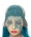 Blue Colored Wigs For Women With Baby Hair For Sale