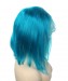 Blue Colored Wigs For Women With Baby Hair For Sale