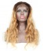 Ombre Wavy Lace Front Human Hair Wigs