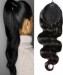 Body Wave Drawstring Brazilian Ponytail Extensions For Women