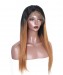Two Tone Ombre Colored Human Hair Lace Wigs Online Sales
