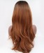 Dolago Straight 1B/Brown Ombre Wig Synthetic Wig For Black Women