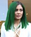 Dolago Ombre Wig 1B/Green Straight Short Synthetic Wig 