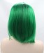 Dolago Ombre Wig 1B/Green Straight Short Synthetic Wig 