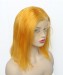 Yellow Colored Human Hair Wigs For Sale