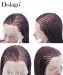 Braided wigs knotless cornrow braided lace front wigs for sale 13X6 lace frontal african american braided wig 100% handmade braid side part style 26inch cheap synthetic braiding wig free shipping