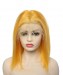 Yellow Colored Human Hair Wigs For Sale