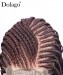 Braided wigs knotless cornrow braided lace front wigs for sale 13X6 lace frontal african american braided wig 100% handmade braid side part style 26inch cheap synthetic braiding wig free shipping